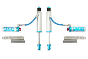 Toyota Land Cruiser 100 Suspension Shock Absorber Set - Front - King Shocks - 2.5 Dia Remote Res Shock w/Adjuster - `98-`02